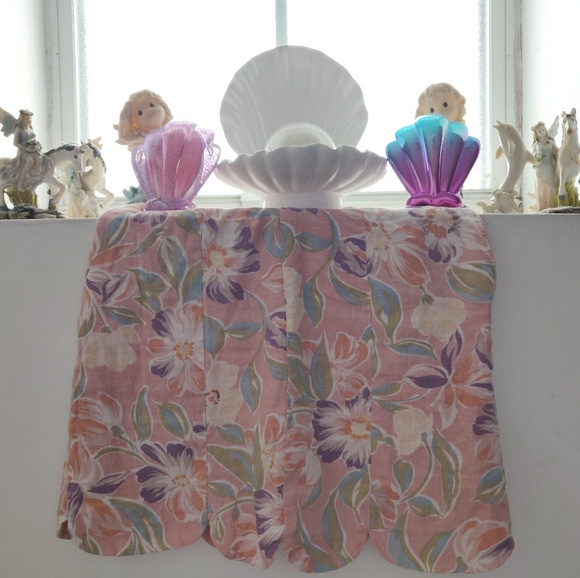 UO Printed Scalloped Mini Skirt - Picture 3 of 4